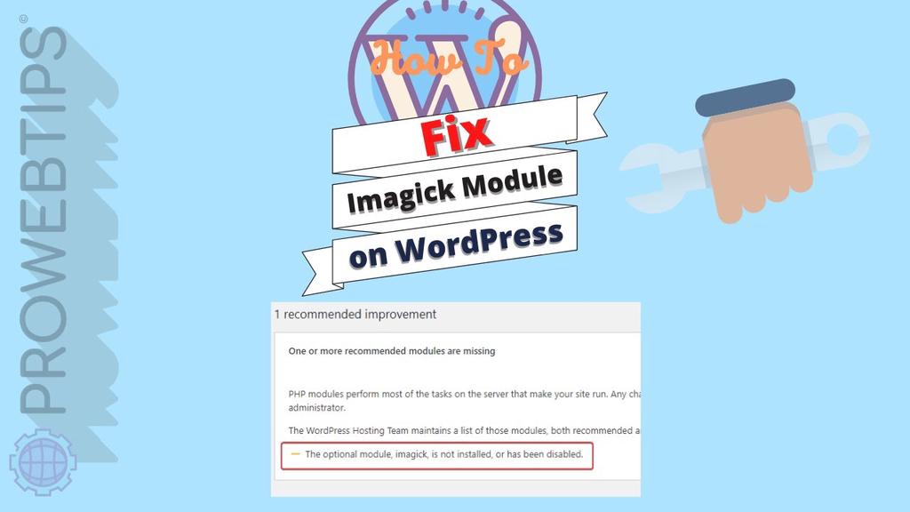 'Video thumbnail for How To Fix Missing Imagick Module On WordPress Website | Easy Way To Fix Imagick Error | PROWEBTIPS'