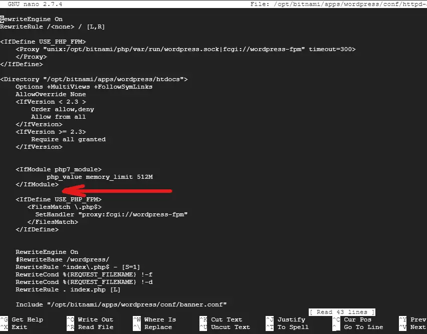 linux command vm gcp edditing httdocs