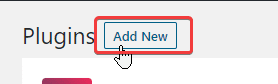 wordpress new plugin add