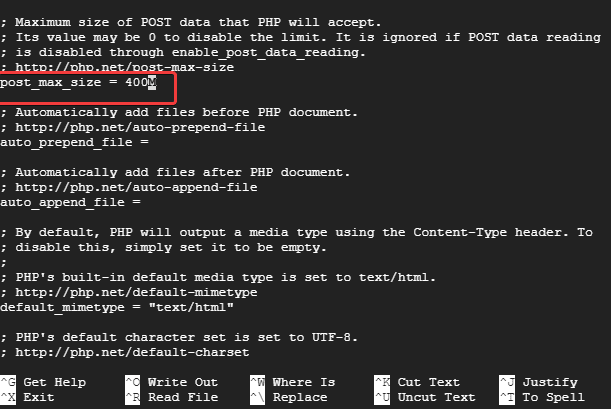 editing post size wordpress php editing post size