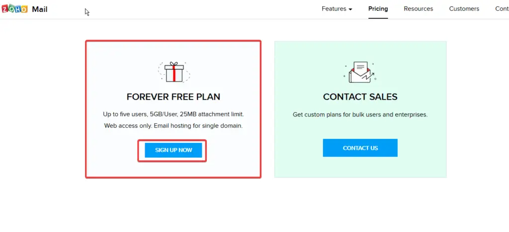 zoho forever free plan