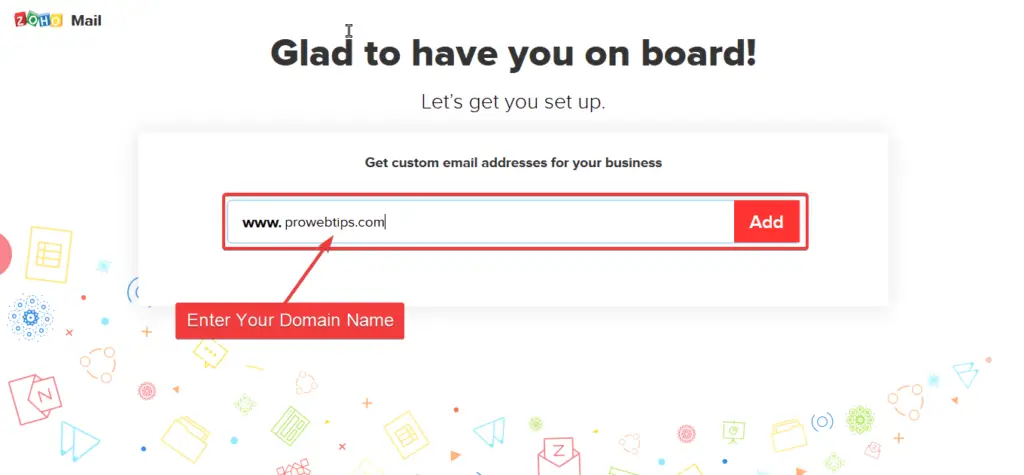 Add Domain Name to Zoho Mail