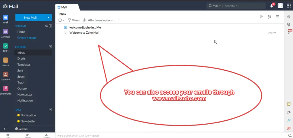 word image 22 Zoho Webmail Inbox
