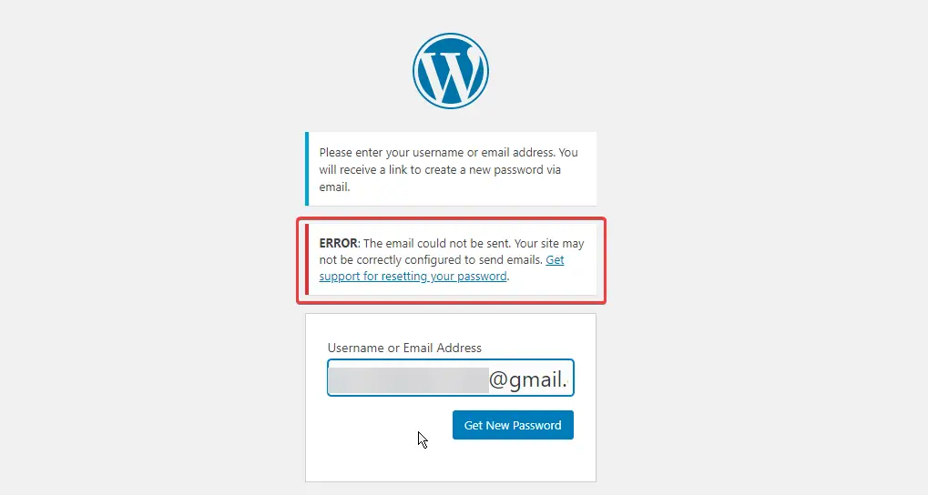 reset wordpress password