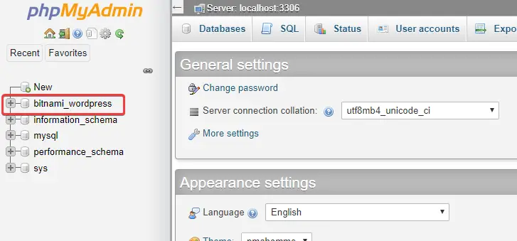 word image 5 Select WordPress Database