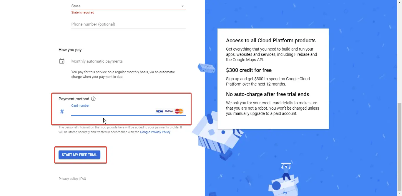 Card Verification for Google Cloud