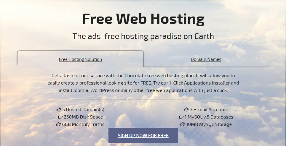Free Hostia Free hosting
