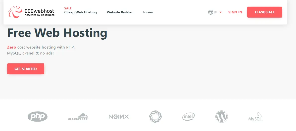 000webhost free hosting