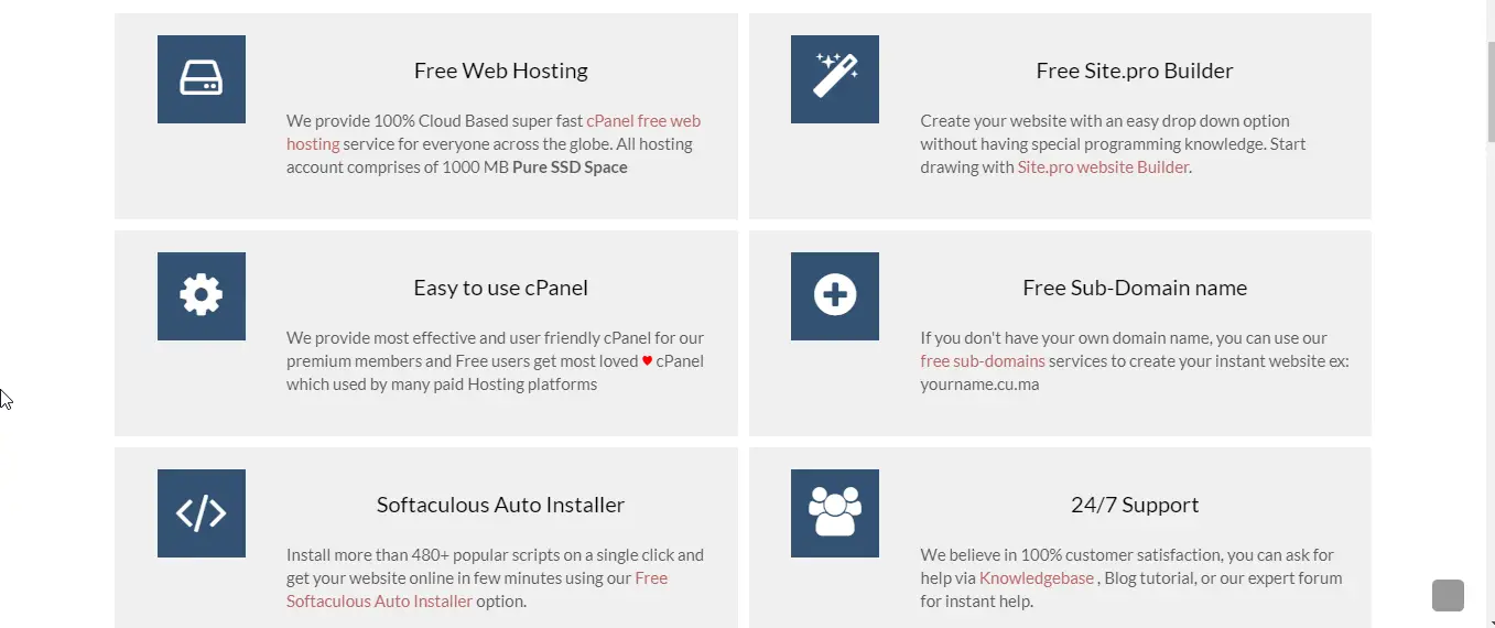 Googiehost free hosting