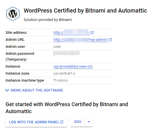 Deployment details Deployment Data on Google Cloud