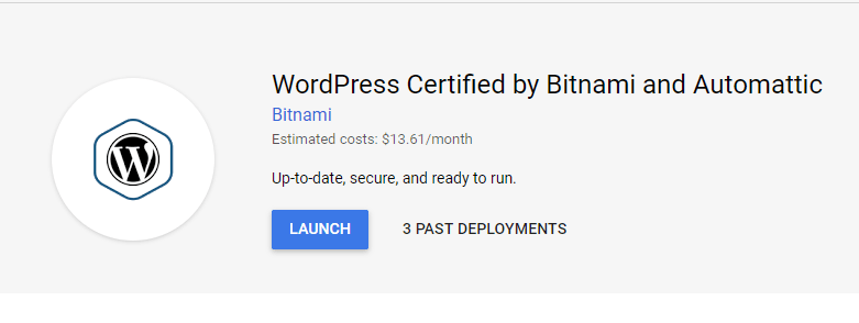 WordPress on GCP WordPress on Google Cloud