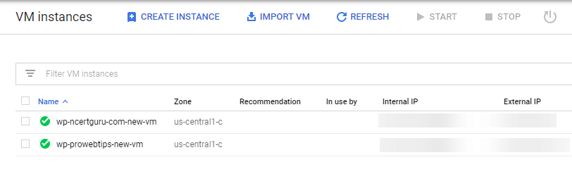 compute engine on gcp New VM Intances on Google Cloud
