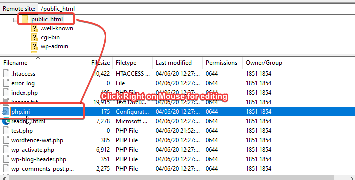 Filezilla FTP File Manager