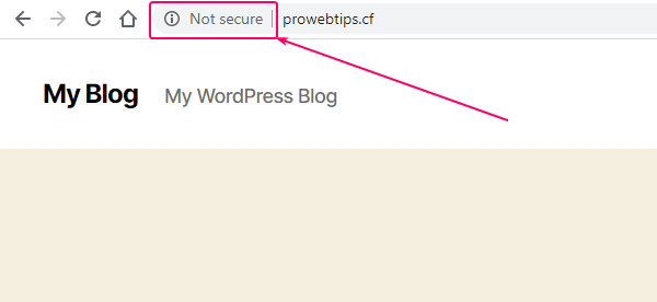 Not secure sign on browser, how to fix the problem of SSL certificate?