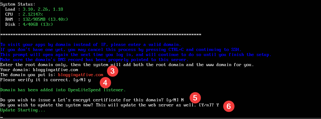 Connect Compute Engine with SSH Terminal