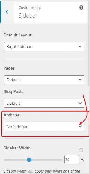 Disable Astra Sidebar