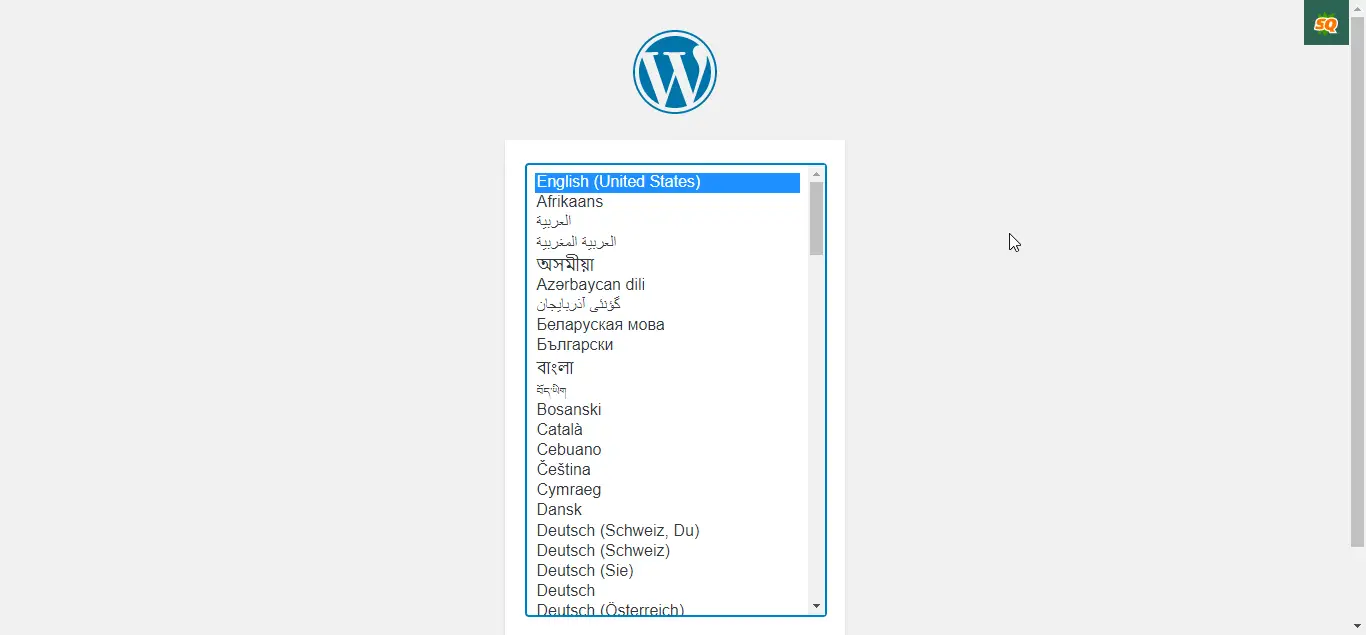 Host multiple WordPress sites installation of WordPress