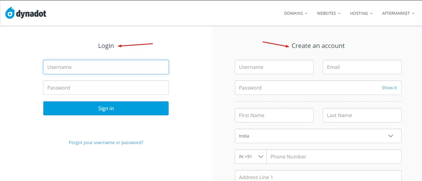login or create new account Login or Create New Account