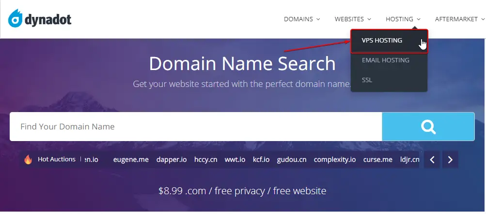 select dynadot vps hosting Select Dynadot VPS Hosting