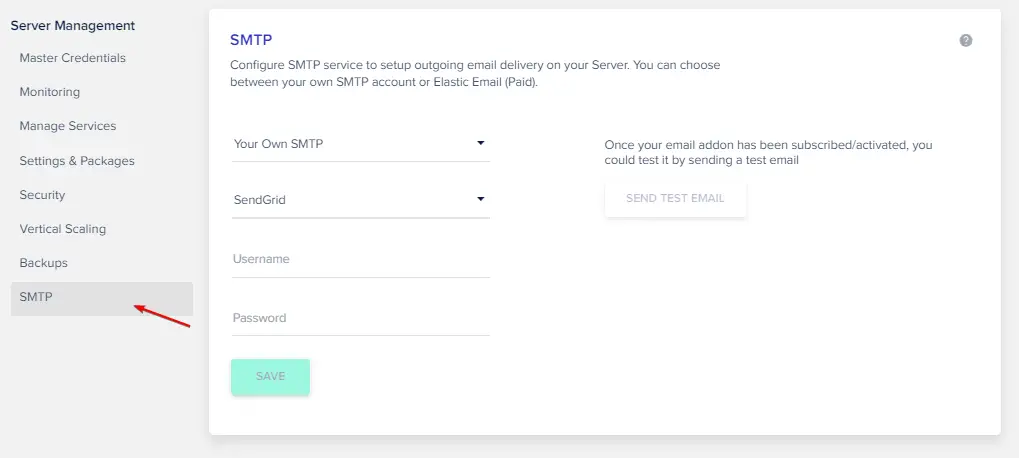 SMTP Configuration on Cloudways