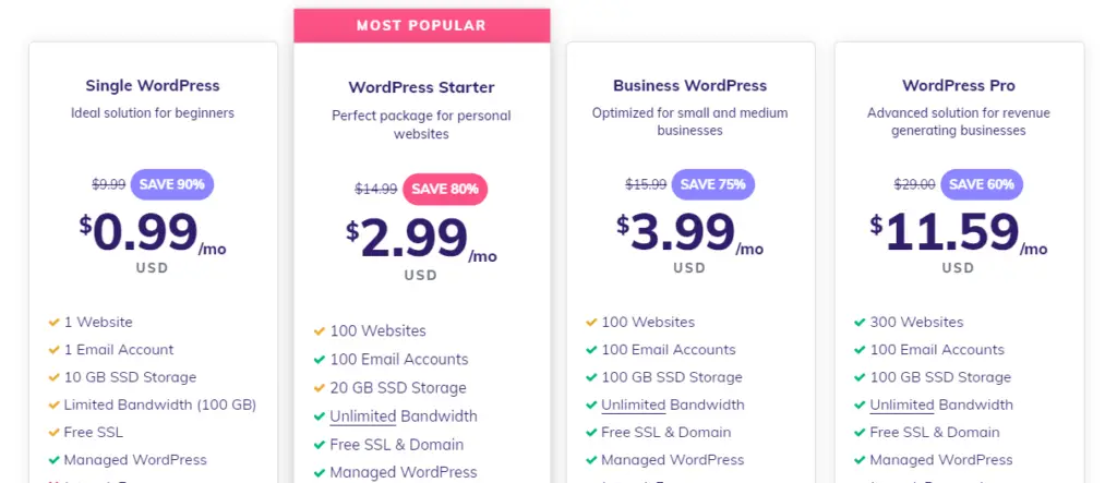 hostinger black friday sale 2020 managed wordpress