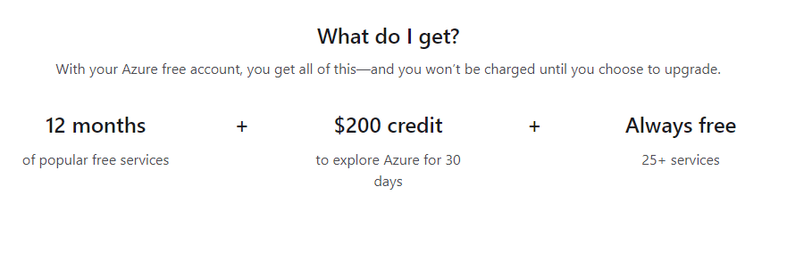 Azure free resources Azure free resources -
