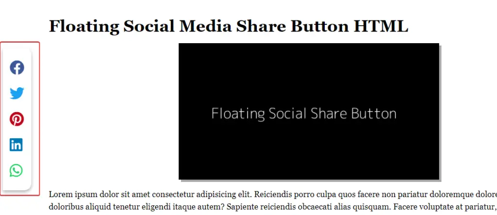 create custom social sharing buttons