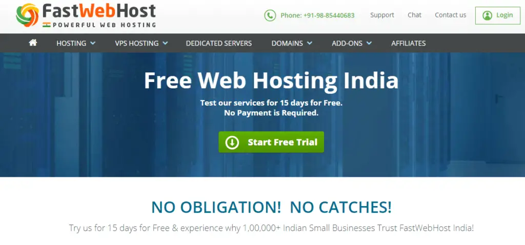 Fastwebhost Hosting Free Trial