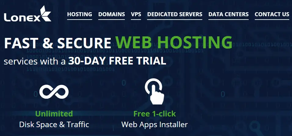 Lonex Hosting Free Trial