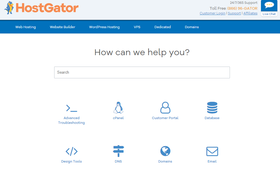 HostGator Support Knowledgebase