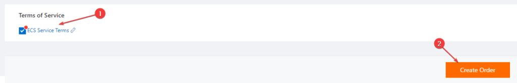 Click on Create Order