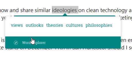 prowritingaid word prowritingaid word explorer
