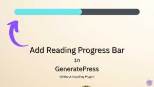 Add Reading Progress Bar