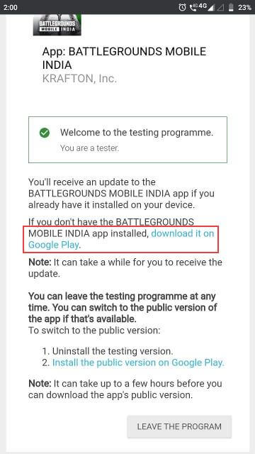 Battlegrounds Mobile India Tester Welcome Msg Battlegrounds Mobile India Tester Welcome Msg
