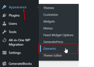 GeneratePress Elements