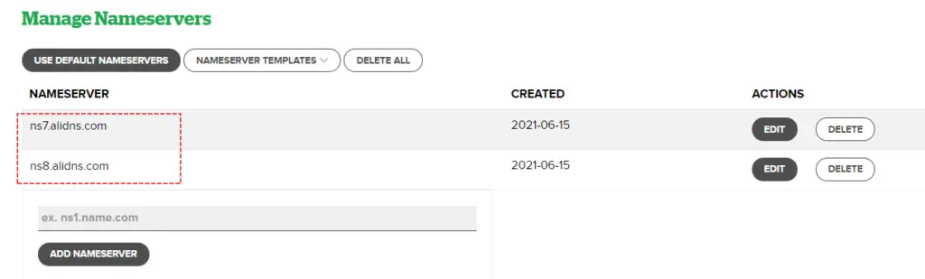 Update Domain Registrar DNS