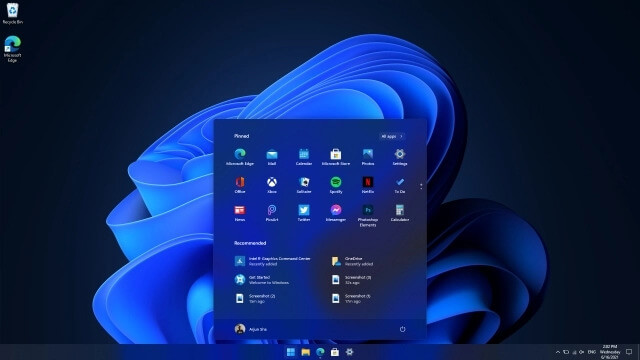 Windows 11 Home Screen