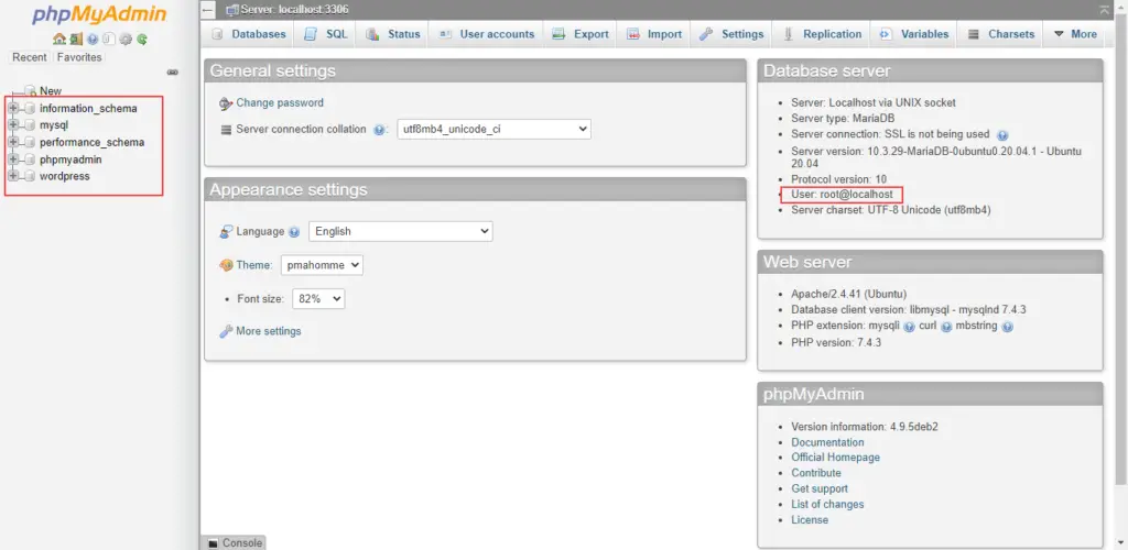 root privileges databases