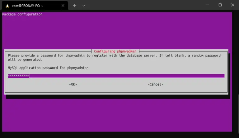 set root password phpmyadmin ubuntu set root password phpmyadmin ubuntu