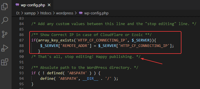 Show Correct IP Cloudflare in case of Cloudflare or Ezoic