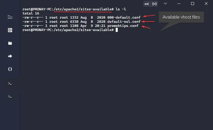 Added Apache Virtual Host Files