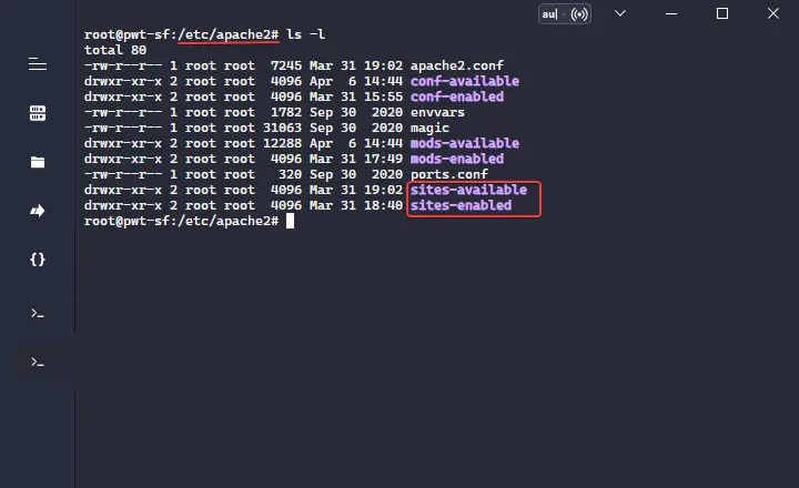 Location of Apache Virtual Host Files