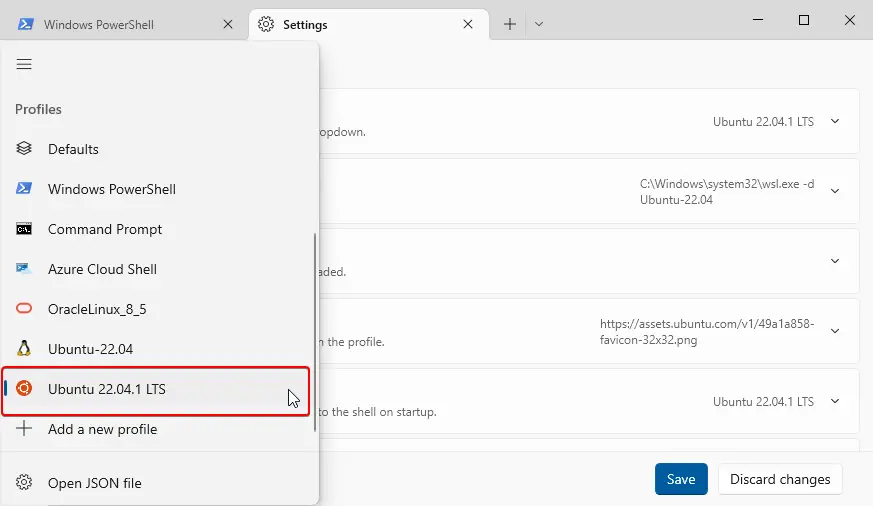 Select WSL which shows the error Select WSL, which shows the error