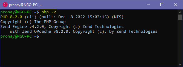 Installed PHP 8.2 Version on Debian Ubuntu