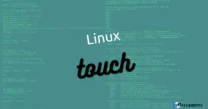 touch command in Linux